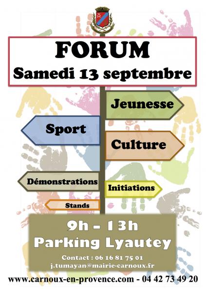 Affiche forum associations