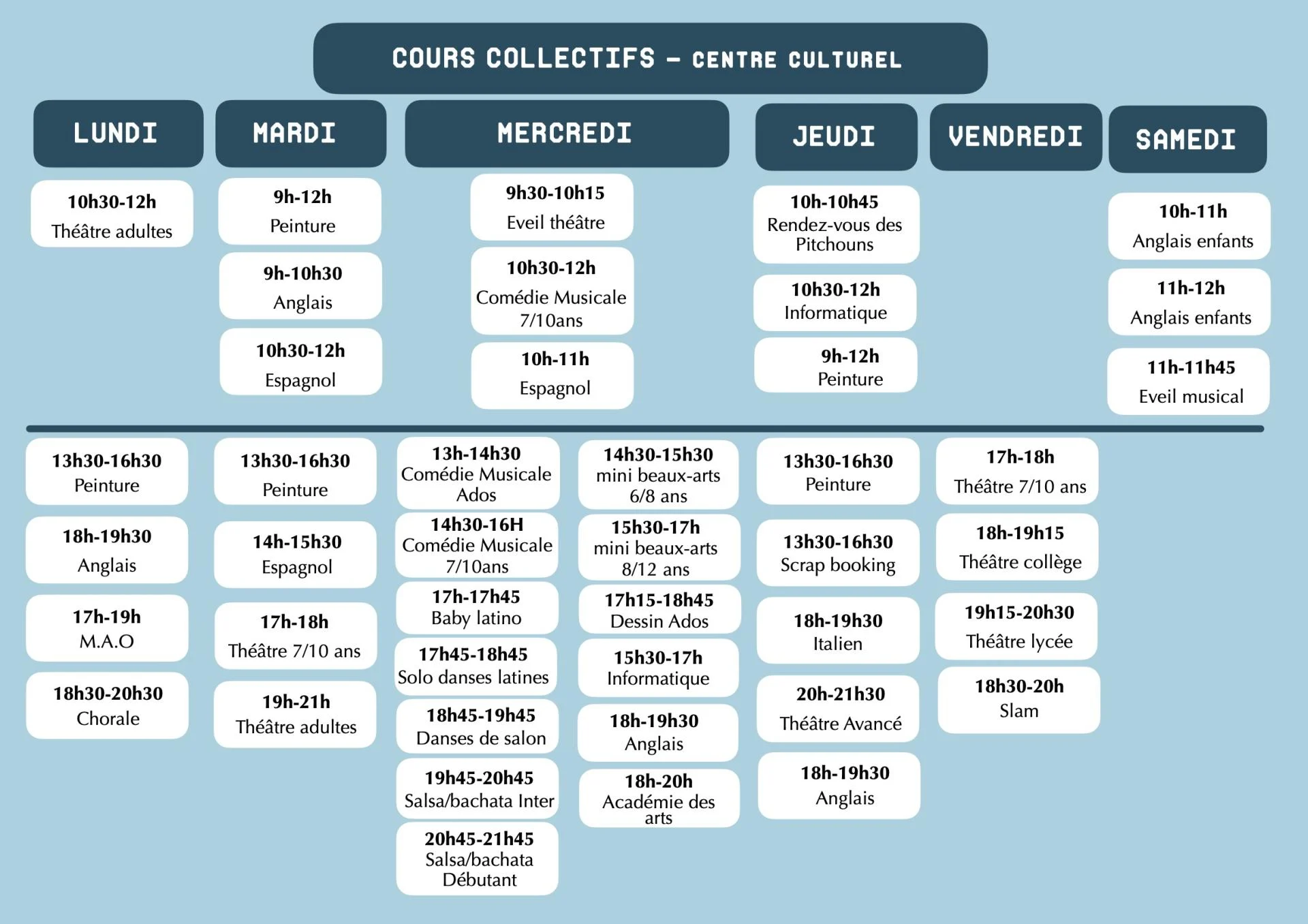 Planning collectif 25 27
