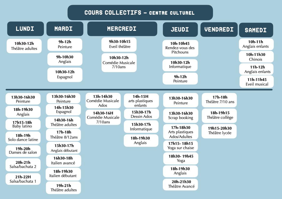 Planning collectif 26 27